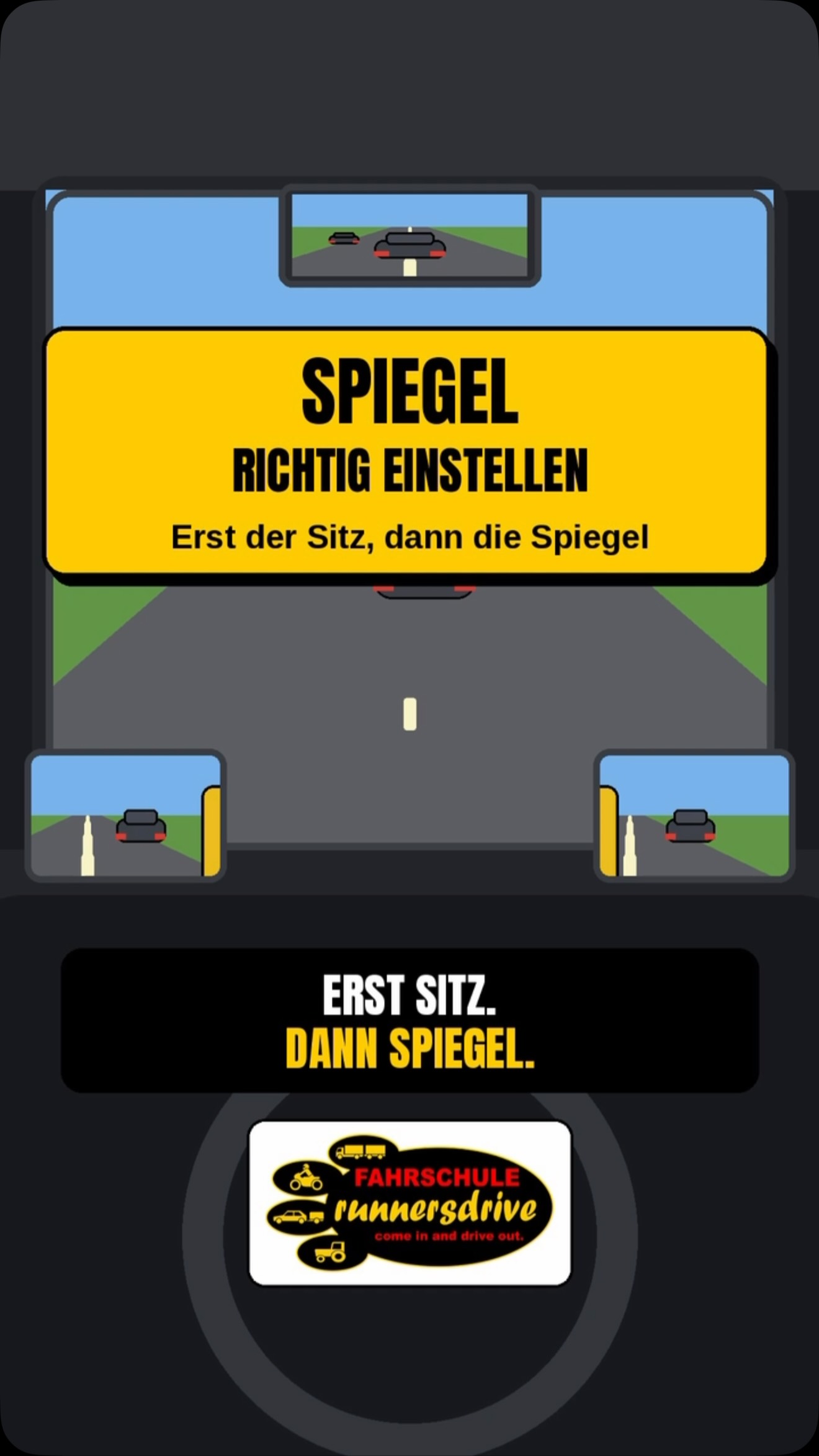 Fast jeder stellt die Spiegel ein. Kaum jemand stellt vorher den Sitz ein. 🚗 Das ist der Fehler: Verstellst du den Sitz…