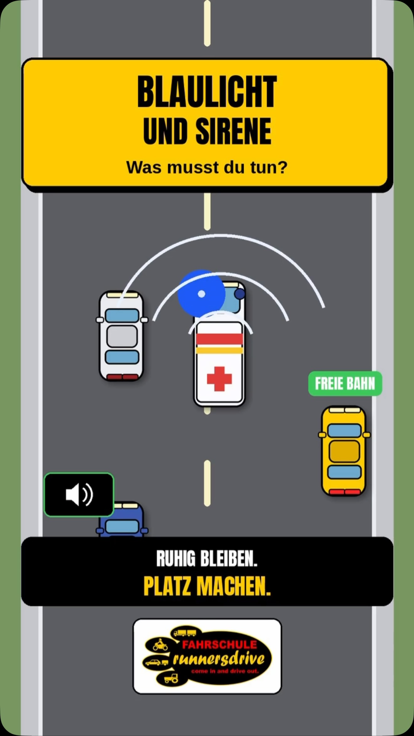Blaulicht im Rückspiegel. Herz rutscht in die Hose. Und dann? 🚑 Die meisten machen genau einen Fehler: Sie reagieren zu…