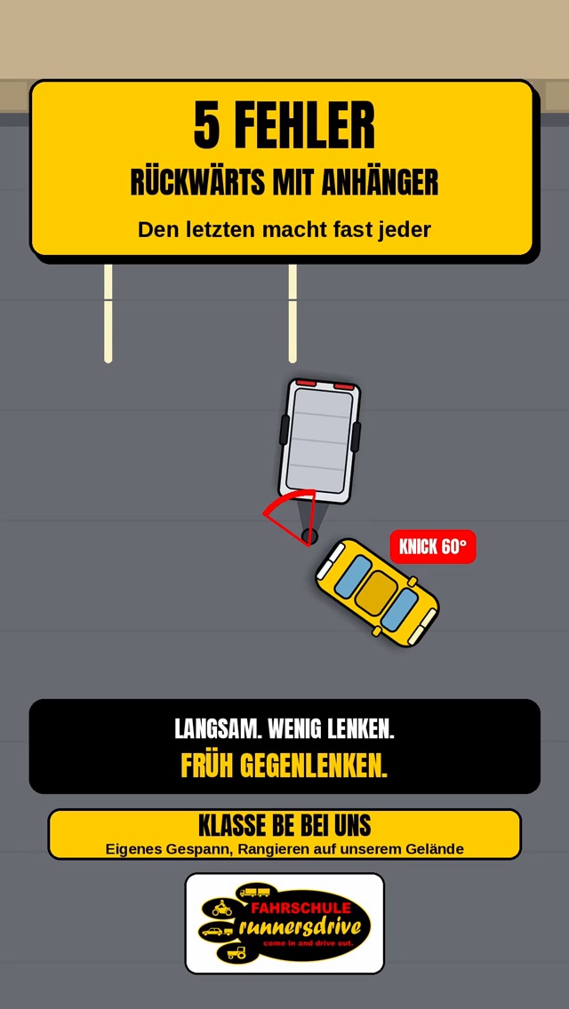 #Hand unten ans Lenkrad – Hand nach rechts, Anhänger nach rechts. ✋ Die 5 Fehler, die beim Rangieren mit Anhänger fast …