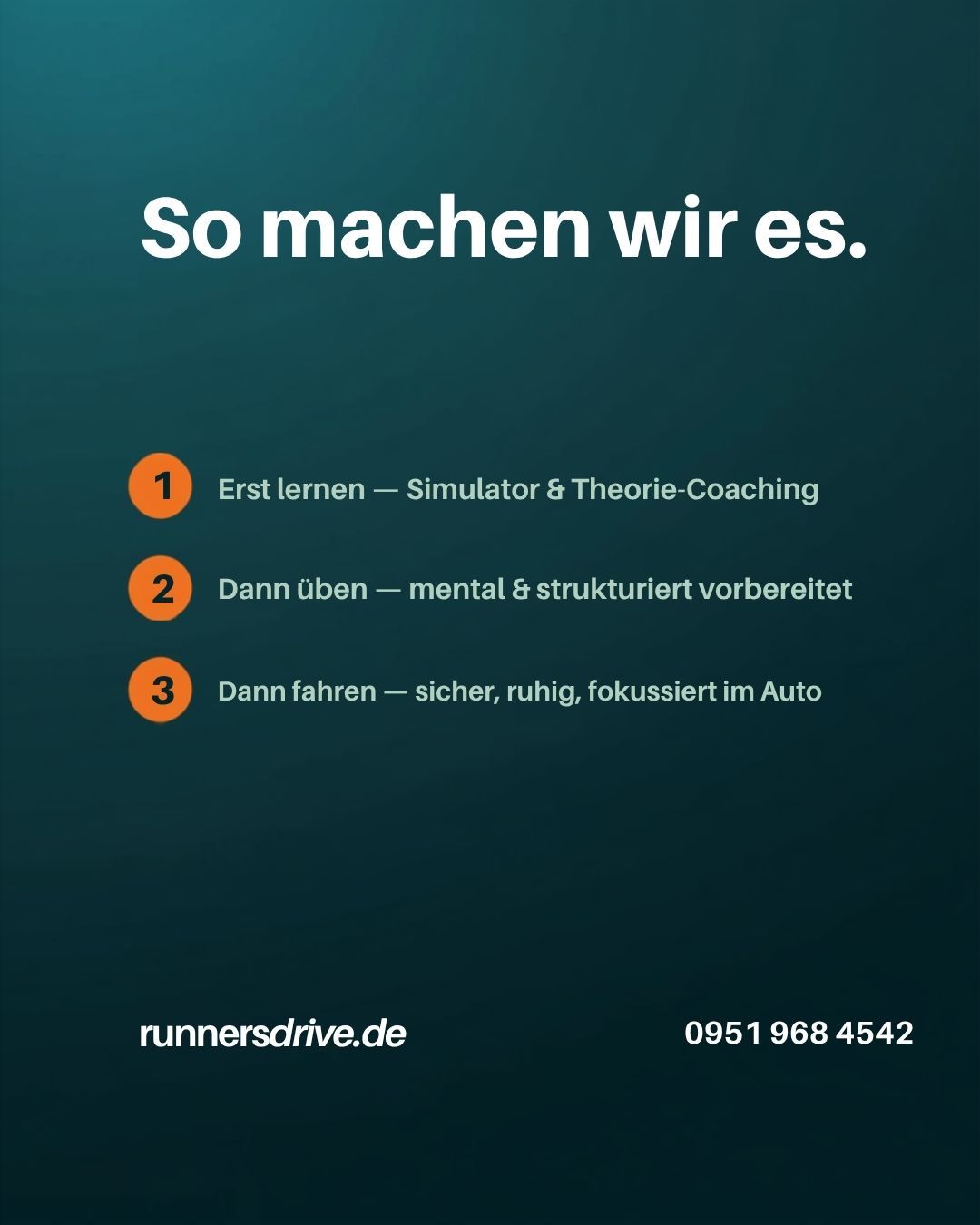 Instagram-Beitrag der Fahrschule Runnersdrive