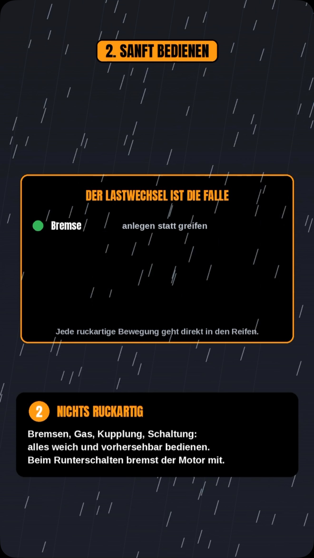 MIT DEM MOTORRAD BEI REGEN FAHREN. 🌧️ Regen macht das Motorradfahren nicht unmöglich – nur anspruchsvoller. Sechs Dinge…