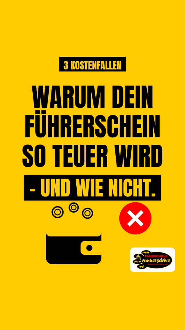 Dein Führerschein wird teurer als geplant? Oft liegt’s nicht am Preis, sondern an diesen 3 Fallen. Lange Pausen, Theori…