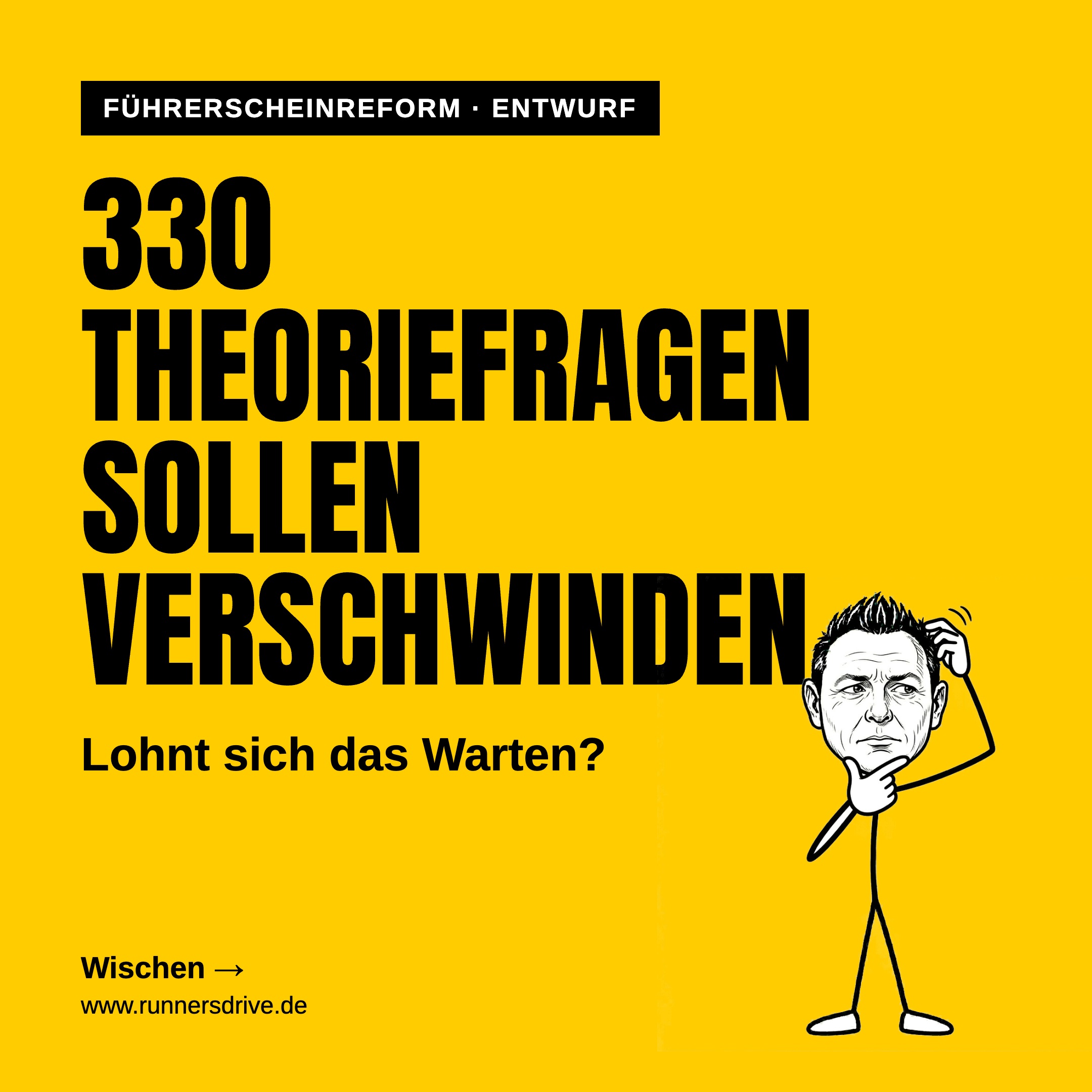 330 Theoriefragen sollen wegfallen, und jeder Fehler soll nur noch 1 Punkt zählen. Klingt gut, oder? Aber das ist bishe…