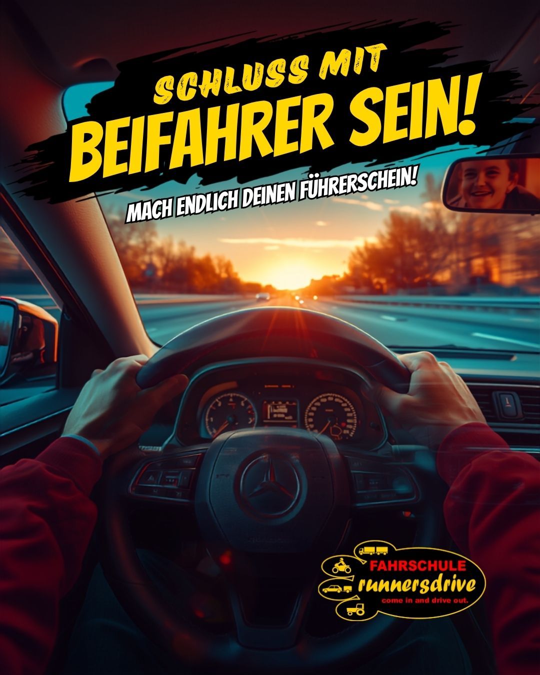 <strong>Schluss mit Beifahrer sein. Wirklich.</strong> 🚗🔥 Immer mitfahren. Immer warten. Immer fragen: „Kannst du mich mitnehmen?“ „…