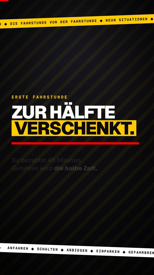 Kein Mensch lernt sieben neue Dinge auf einmal. 🪑 In der ersten Fahrstunde passiert alles gleichzeitig: Sitz einstellen…
